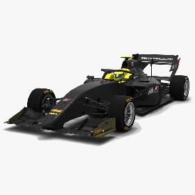 3D Formula 3 Dallara F3 Season 2019 Race Car